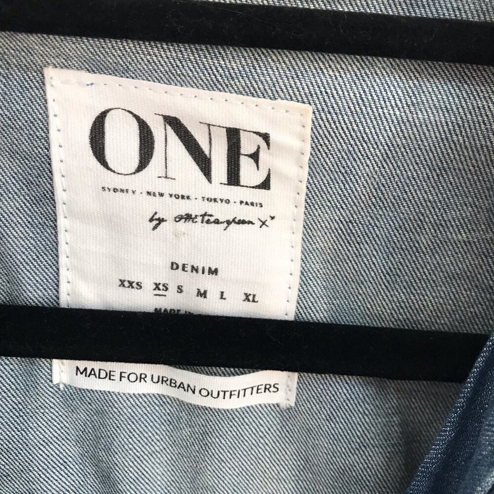One Teaspoon Denim Moto Jacket - Picture 5 of 6